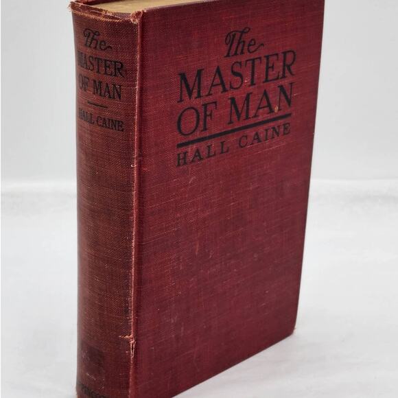 The Master Of Man The Story Of Sin By Hall Caine, Antique Antiquarian Book 1921 - Picture 1 of 16